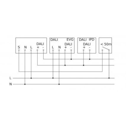 Steinel 088255 - Einbau-Bewegungssensor mit Präsenzsensor PD-24 ECO DALI-2 360° weiß