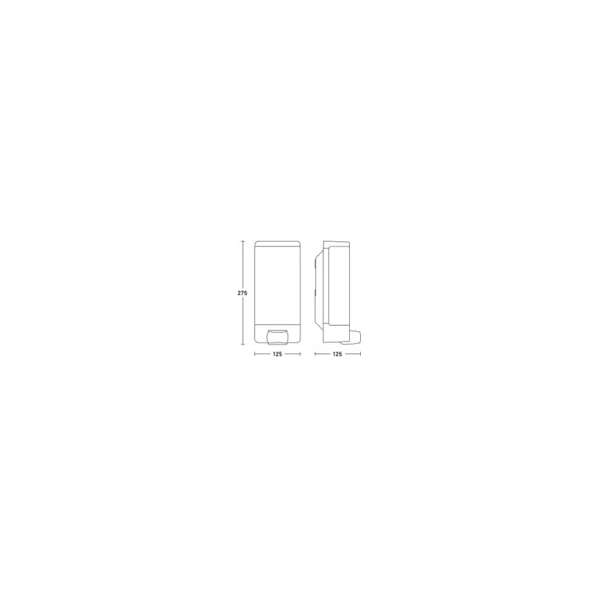 Steinel 094263 - Hausnummernleuchte mit Sensor 1xE27/15W/230V L 14 S IP44