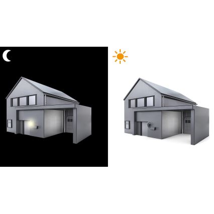 STEINEL 550318 - Dämmerungsschalter NightMatic 2000 schwarz IP54