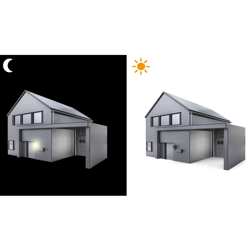 STEINEL 550318 - Dämmerungsschalter NightMatic 2000 schwarz IP54