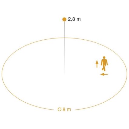 STEINEL 56032 - LED-Badezimmerleuchte mit Sensor RS PRO LED/9,5W/230V IP54