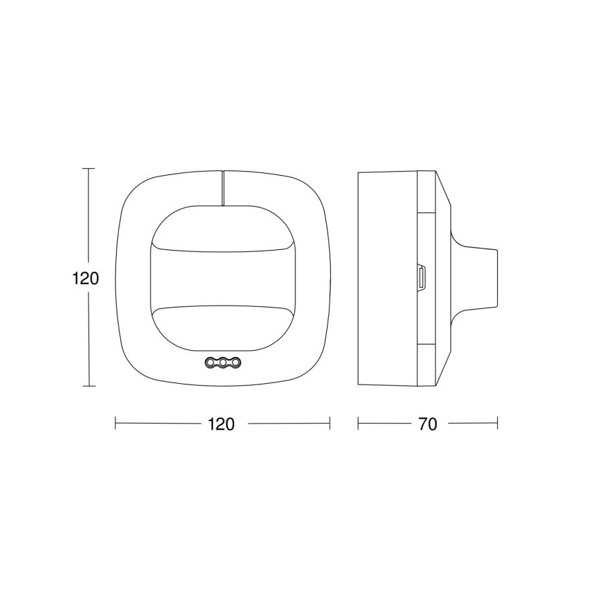 Steinel 590703 – Präsenzmelder Dual HF COM1 weiß