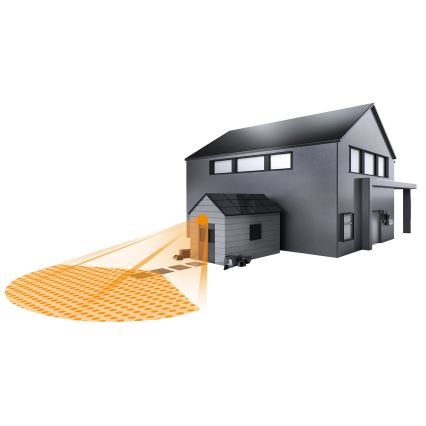 IS 130-2 schwarzer Outdoor- Bewegungsmelder