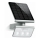 STEINEL 671013 - LED-Solarstrahler XSolar L-S 1,2W/LED silbern IP44 2500 mAh