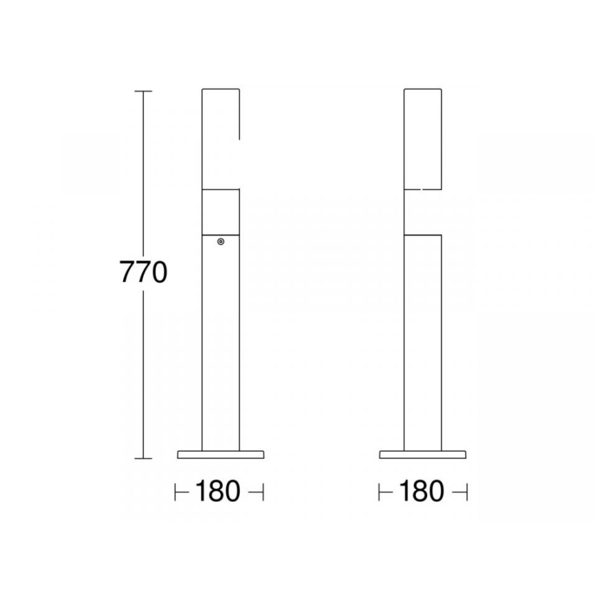 STEINEL 69469 - LED-Außenleuchte GL 65 LED/8,5W/230V IP44 3000K anthrazit