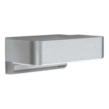 STEINEL 87555 - LED-Outdoor-Wandleuchte mit Sensor L 800 SC LED/7,5W/230V IP44 silbern
