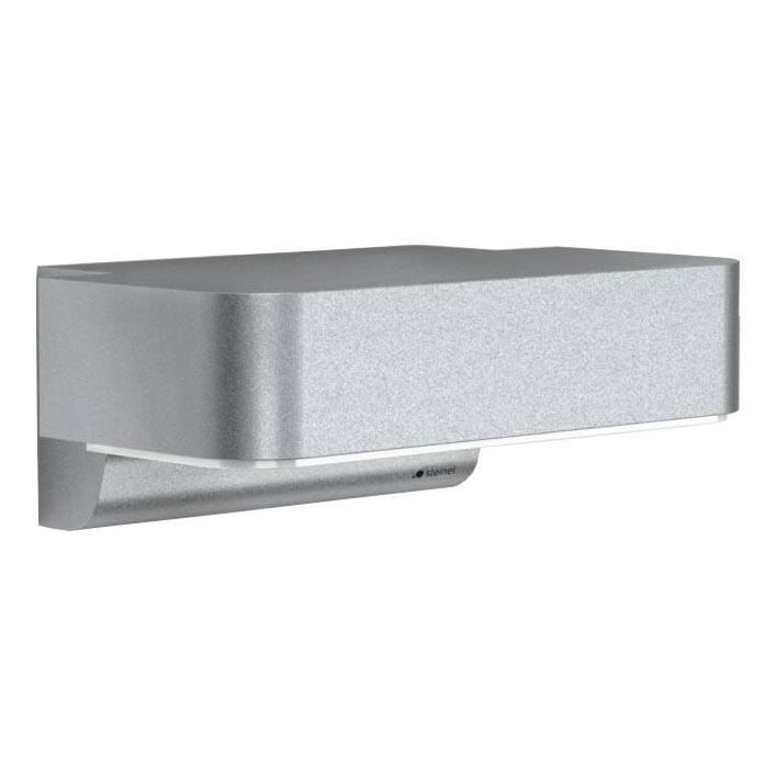 STEINEL 87555 - LED-Outdoor-Wandleuchte mit Sensor L 800 SC LED/7,5W/230V IP44 silbern