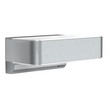 STEINEL 87562 - LED-Outdoor-Wandleuchte mit Sensor L 810 SC LED/9,8W/230V IP44 silbern