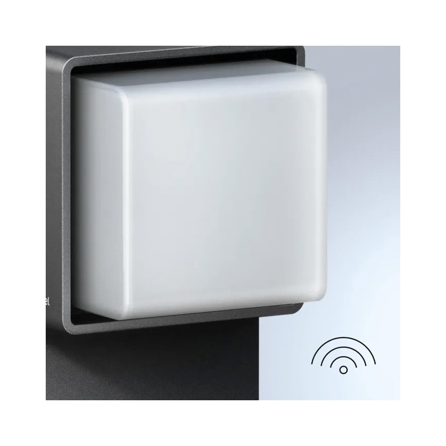 Steinel 078683 – Dimmbare LED-Outdoor-Lampe mit Sensor GL 85 SC 900 LED/9W/230V IP44