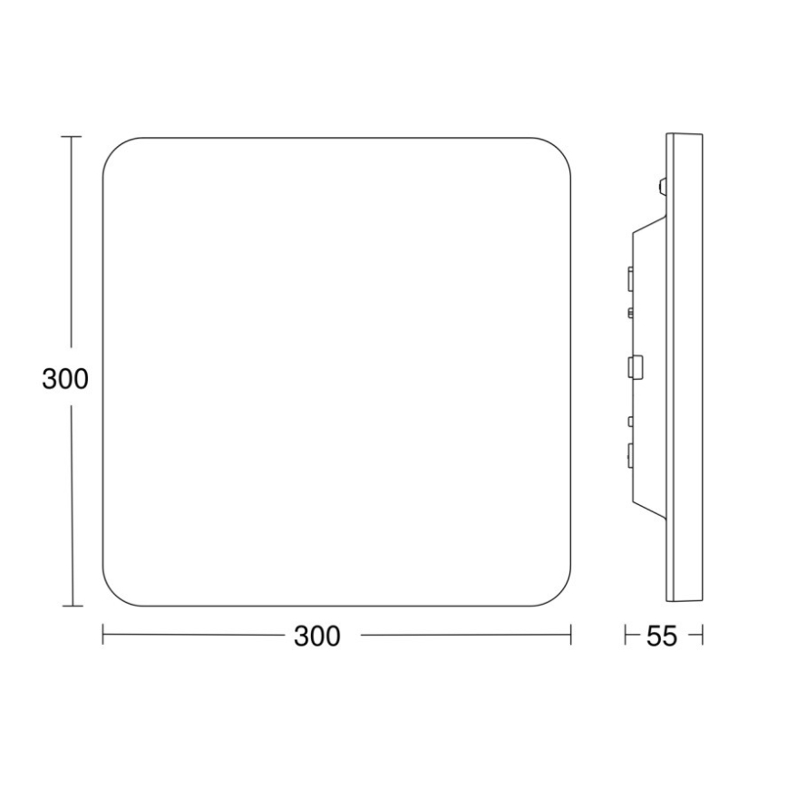 Steinel - Dimmbare LED-Deckenleuchte mit Sensor RSPROR20BASICQ 15,3W/230V IP40 4000K