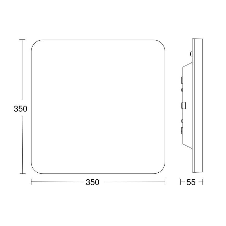 Steinel 067779 - Dimmbare LED-Deckenleuchte mit Sensor RS PRO R30 Q plus SC 23,9W/230V 4000K IP40