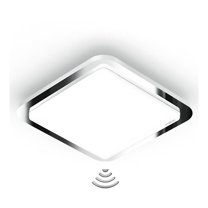 STEINEL st007911 - LED-Deckenleuchte mit Sensor RS LED D1 LED/11W/230V glänzendes Chrom