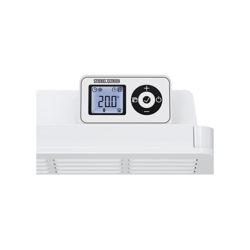 Stiebel Eltron - Wandkonvektor mit LCD-Anzeige und elektronischem Thermostat 750W/230V IP24
