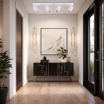 Strahler 4xGU10/35W/230V weiß