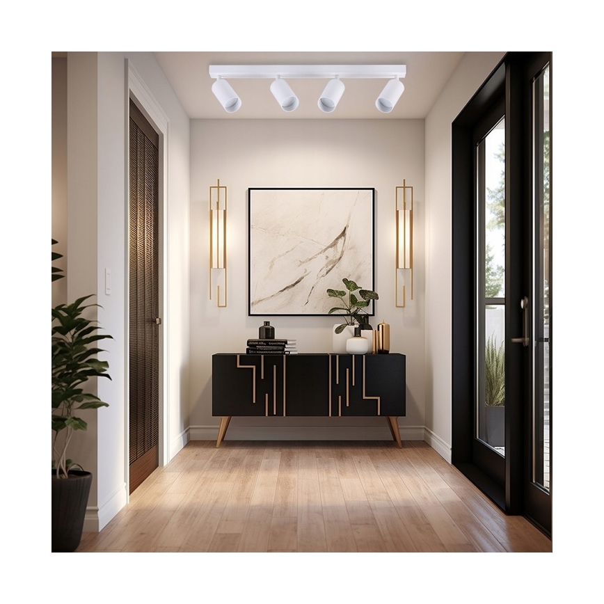 Strahler 4xGU10/35W/230V weiß