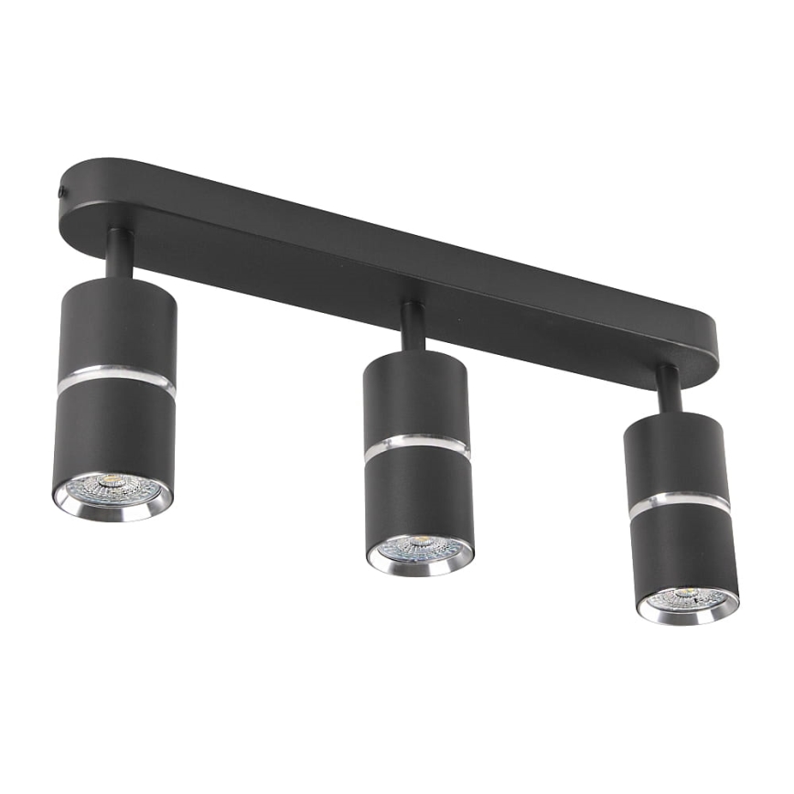 Strahler BAMBOO 3xGU10/10W/230V schwarz