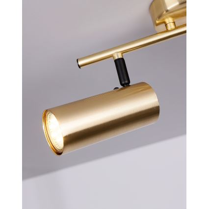 Strahler COLLY 2xGU10/15W/230V golden