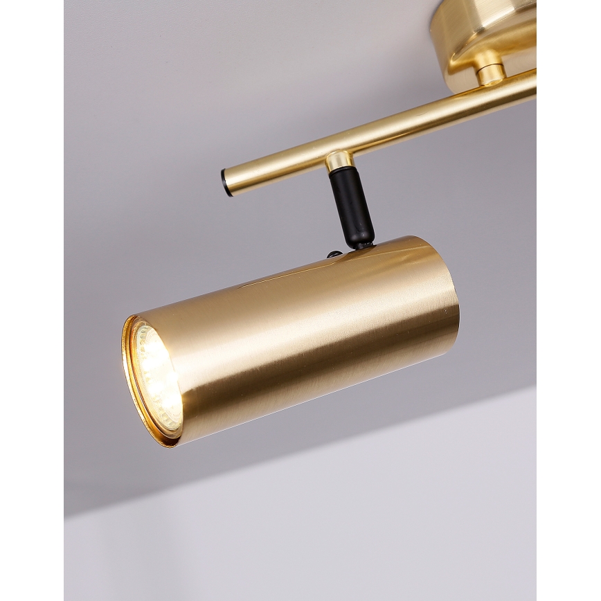 Strahler COLLY 2xGU10/15W/230V golden