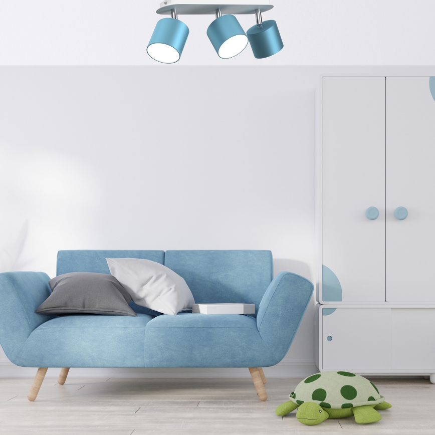 Strahler DIXIE 3xGX53/11W/230V blau