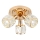 Strahler DUBAI 3xE14/40W/230V d 36 cm Roségold