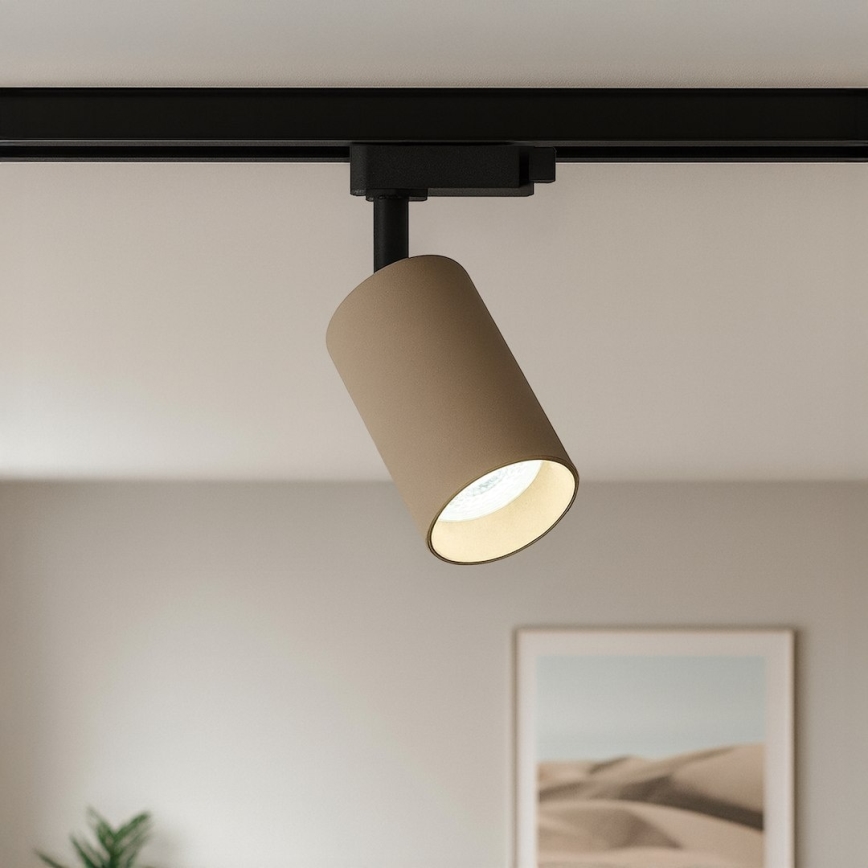 Strahler für 1-phasiges Schienensystem PIPE 1xGU10/10W/230V beige