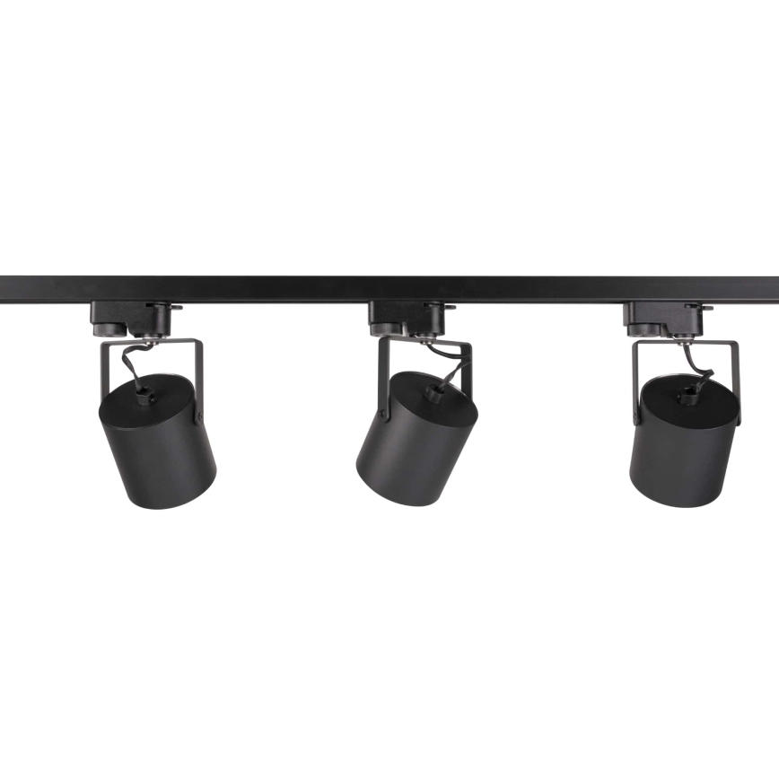 Strahler für Schienensystem MINOR 3xGU10/10W/230V + 1 m Schienensystem schwarz