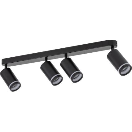 Strahler JET 4xGU10/10W/230V schwarz