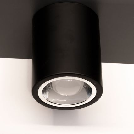 Strahler JUPITER 1xE27/20W/230V d 9,8 cm schwarz