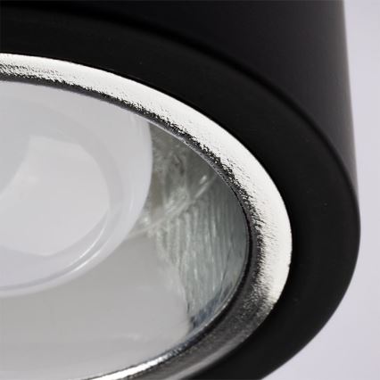 Strahler JUPITER 1xE27/20W/230V d 9,8 cm schwarz