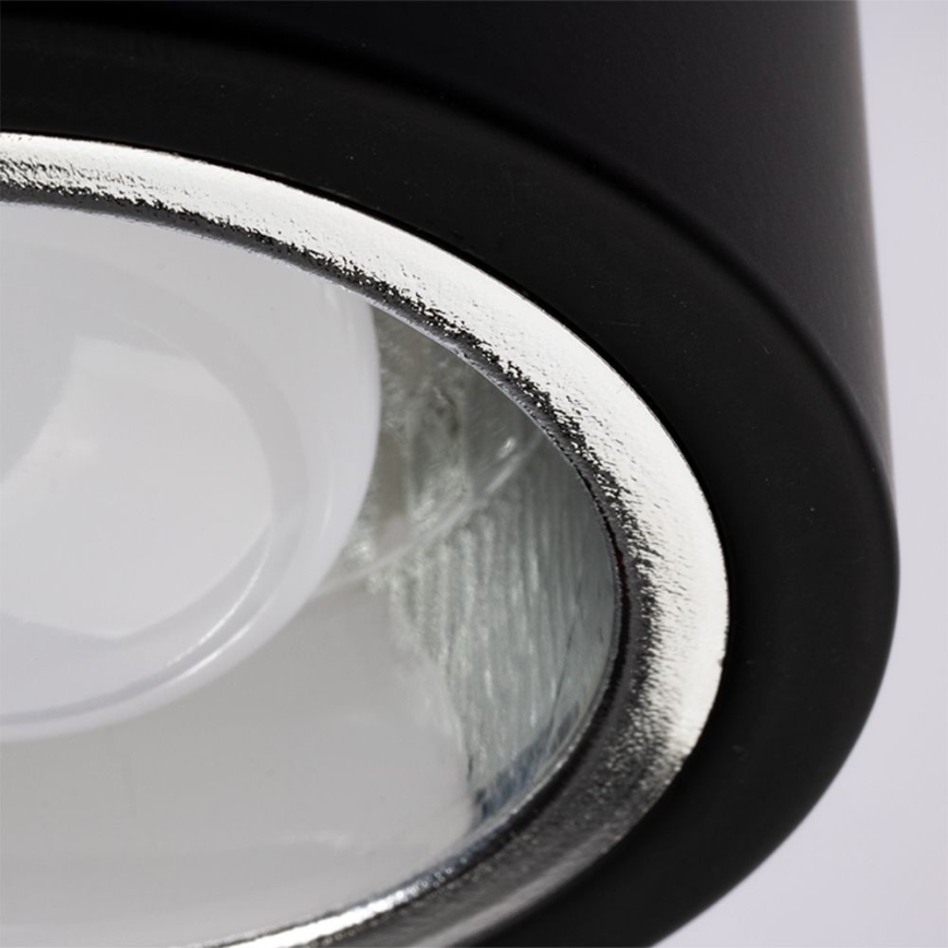 Strahler JUPITER 1xE27/20W/230V d 9,8 cm schwarz