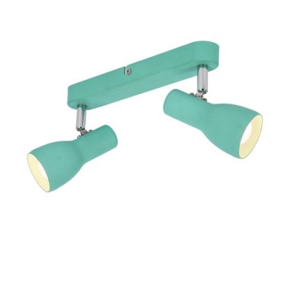 Strahler PICARDO 2xE14/40W/230V türkisfarben