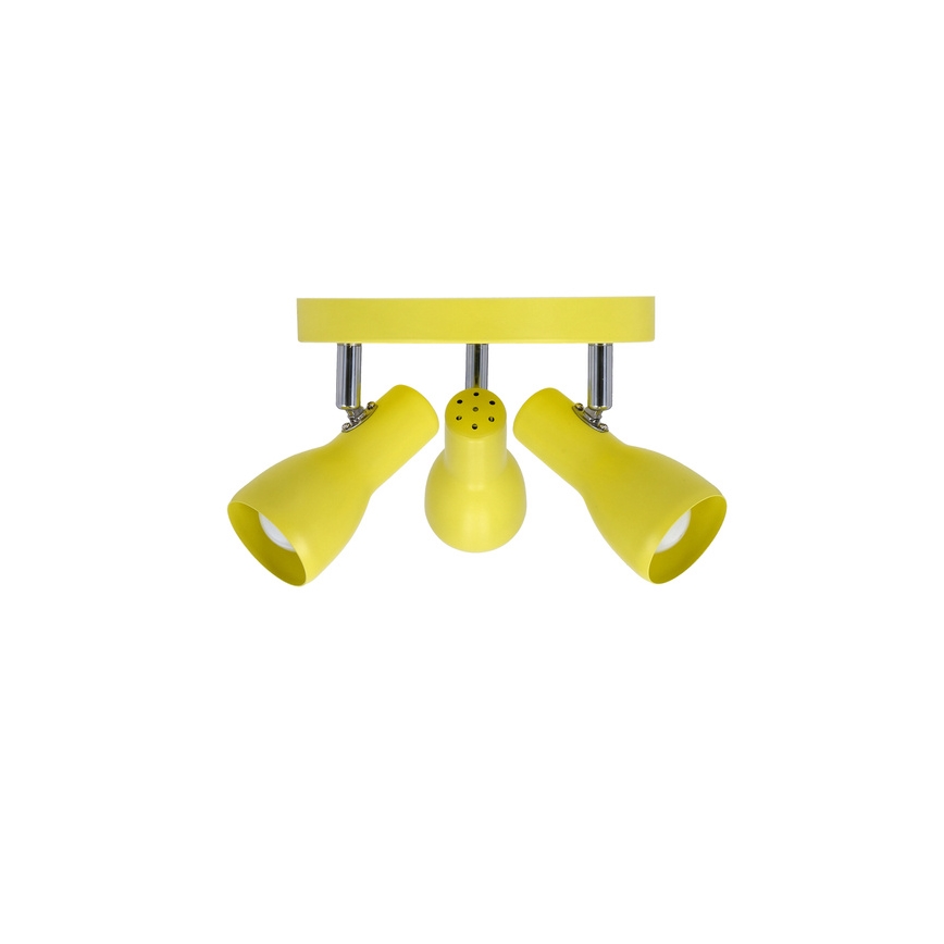 Strahler PICARDO 3xE14/40W/230V gelb