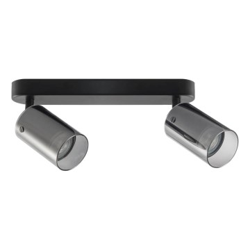 Strahler SMOKY 2xGU10/10W/230V schwarz