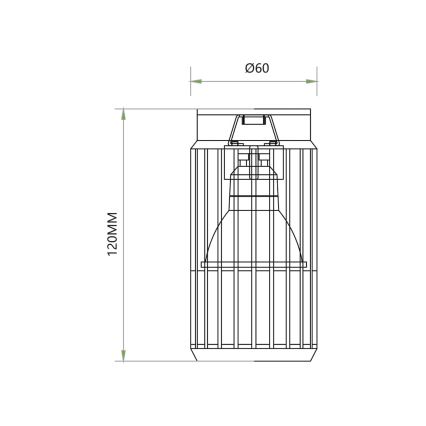 Strahler VERTICAL 1xGU10/8W/230V weiß