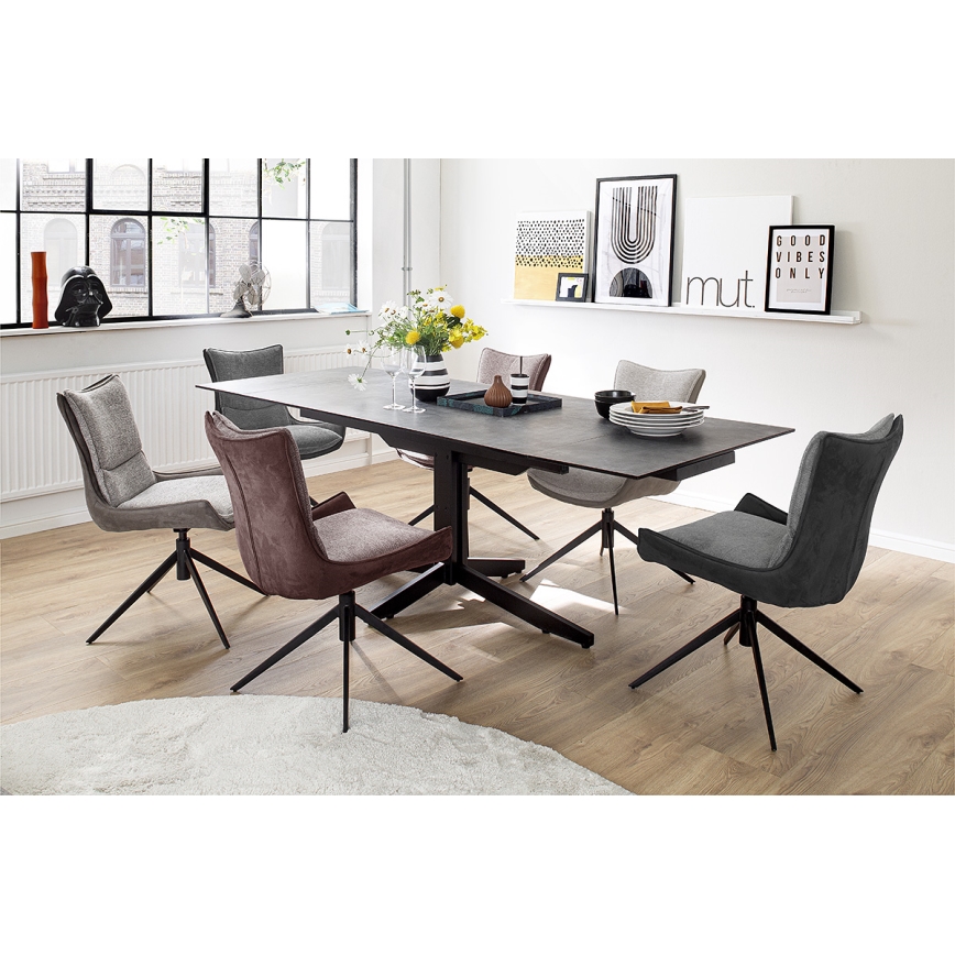 Stuhl ZAIRA, 1 Stück, braun/rot