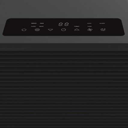 Stylies - Mobile Klimaanlage POLARIX 1000W/230V 9000 BTU schwarz + Fernbedienung