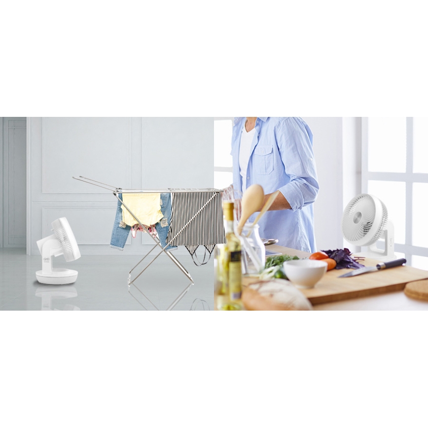 Stylies - Tischventilator TARA 45W/230V weiß