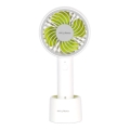 Stylies - Wiederaufladbarer Handventilator LACERTA 4W/5V 2500 mAh weiß