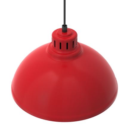 Deckenleuchte an Kabel SVEN 1xE27/15W/230V rot