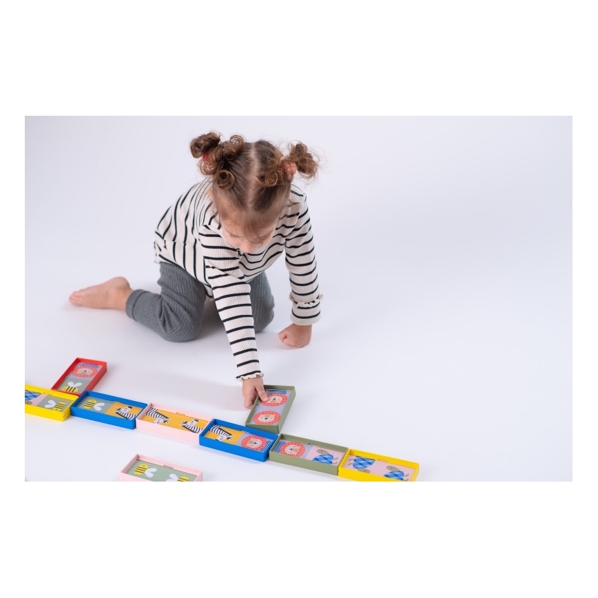 Taf Toys - Kinder-Dominosteine 4in1 Tiere