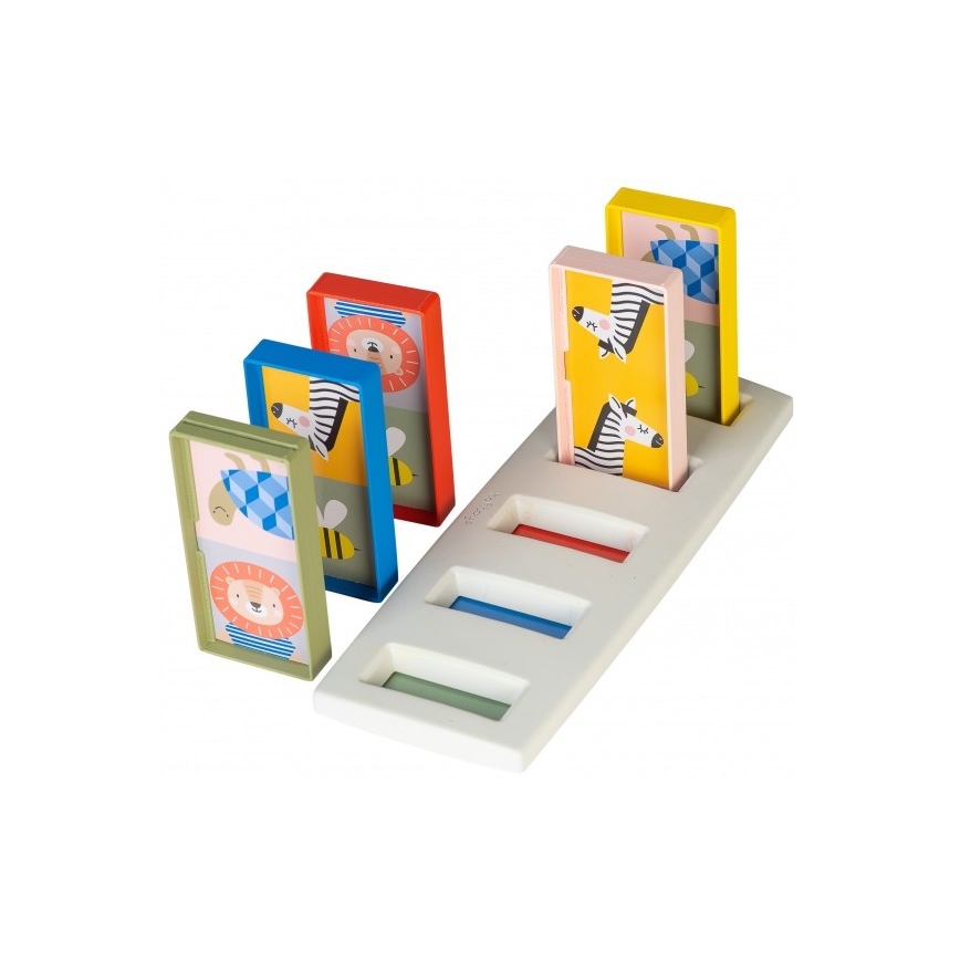 Taf Toys - Kinder-Dominosteine 4in1 Tiere