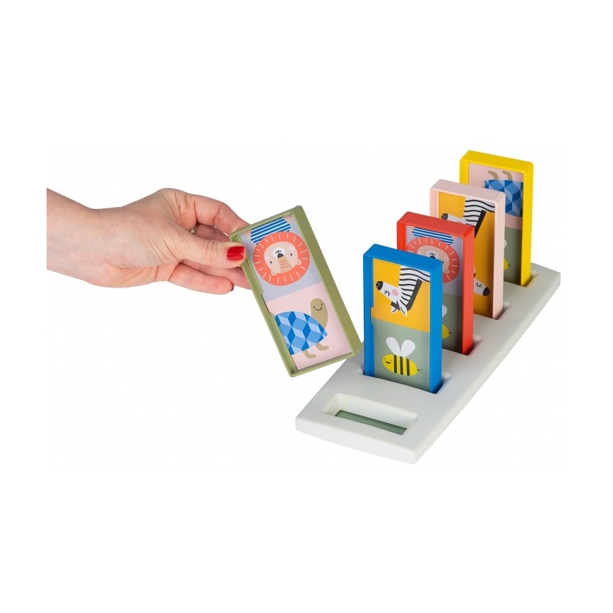 Taf Toys - Kinder-Dominosteine 4in1 Tiere