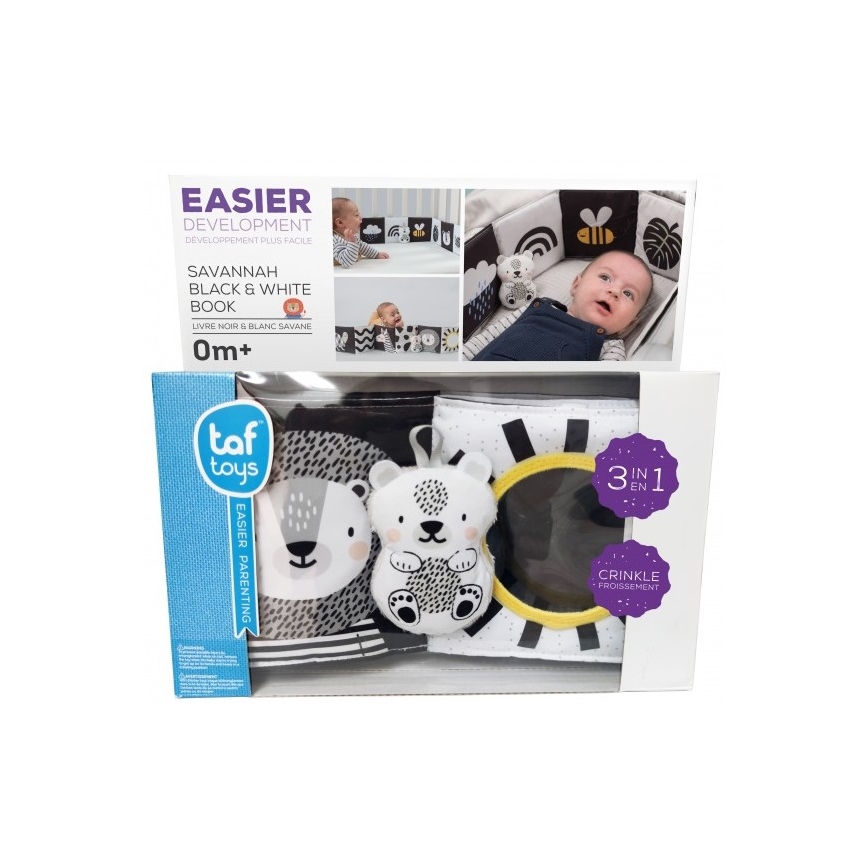 Taf Toys - Kinder-Textilbuch 3in1 Savanne