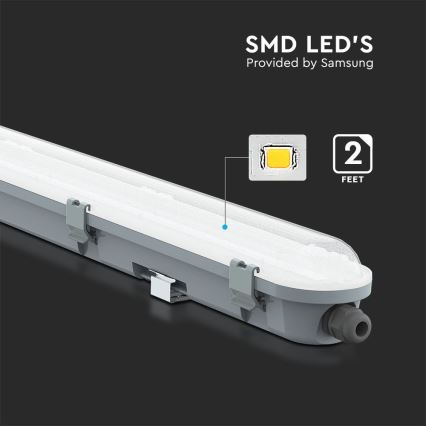 Technische LED-Röhrenleuchte SAMSUNG CHIP LED/18W/230V 6500K IP65 60 cm