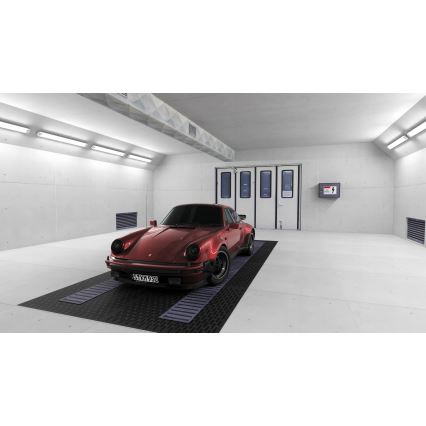 Technische LED-Röhrenleuchte T8, 2x G13, 20 W, 230 V, 6500 K, 120 cm, IP65, Weiß