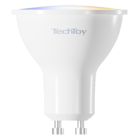 TechToy - LED RGB Smart dimmbare Glühbirne GU10/4,5W/230V 2700-6500K Wi-Fi
