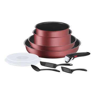 Tefal - 10-teiliges Kochgeschirr-Set INGENIO DAILY CHEF Kupferfarben