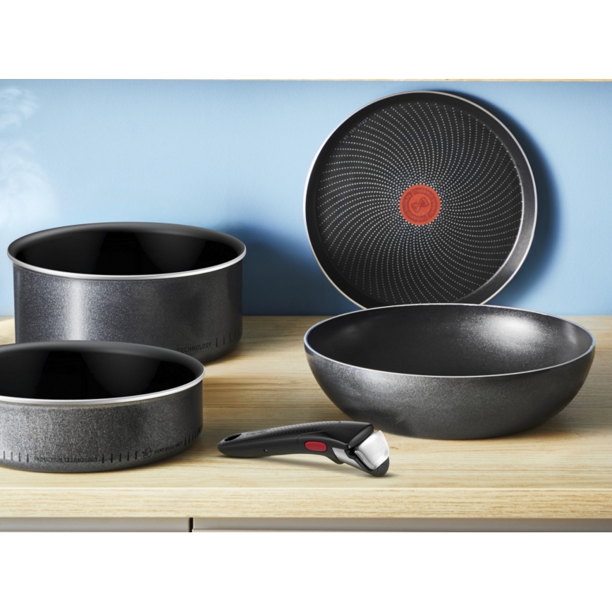 Tefal - 12-teiliges INGENIO SO LIGHT Kochgeschirr-Set
