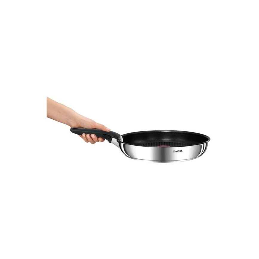 Tefal - 13-teiliges Kochgeschirr-Set INGENIO EMOTION, Edelstahl