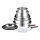 Tefal - 13-teiliges Topf- und Pfannenset INGENIO PREFERENCE ON, Edelstahl
